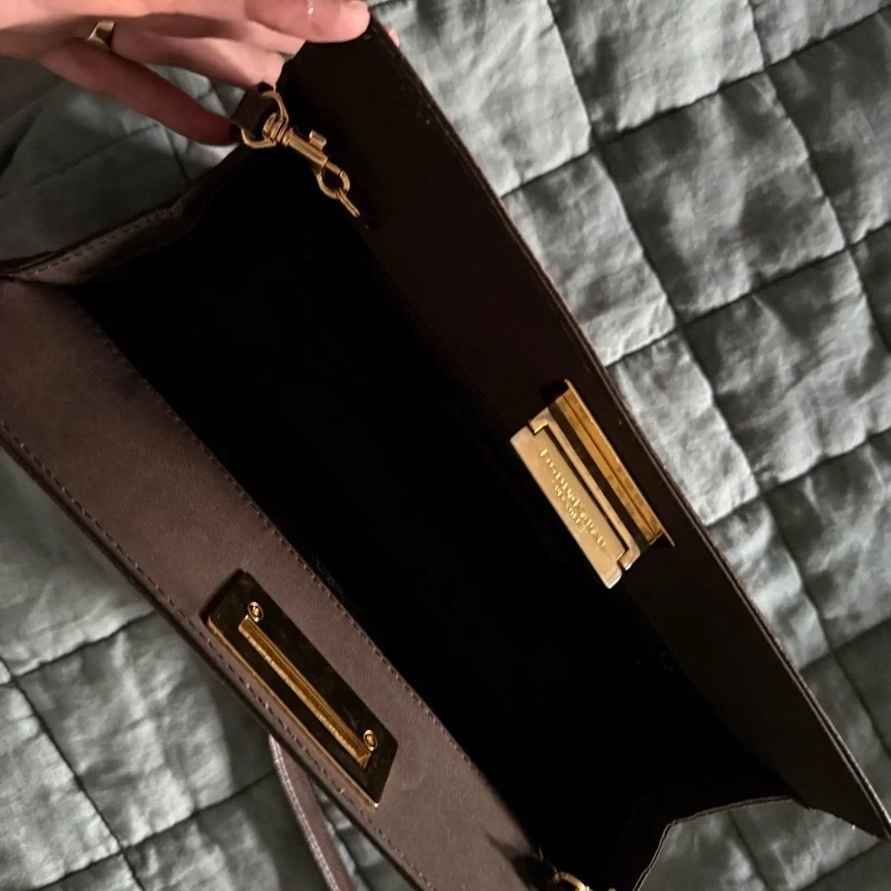 VTG Donna Karan Shoulder/Crossbody Bag~Brown